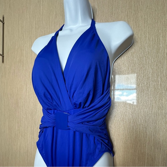 NWT MAGICSUIT One Piece Swimsuit Solid Angelina Cobalt Blue - Picture 6 of 10